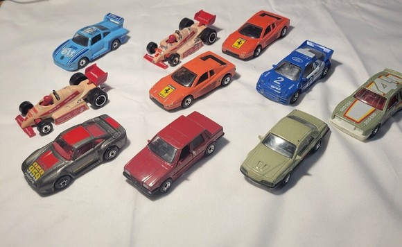 Vintage 1980s Matchbox Lot F1 Racer Ferarri Elf Porsche 959 Ford Rs 200 Volvo - Picture 2 of 11